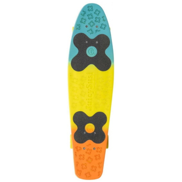 choke skateboard big jim tricolor 71 cm blauw geel oranje 421461 1592578051