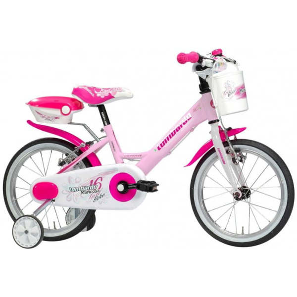 lombardo mariposa 16 inch 23 cm meisjes v brakes wit fuchsia 377517 20220225113753