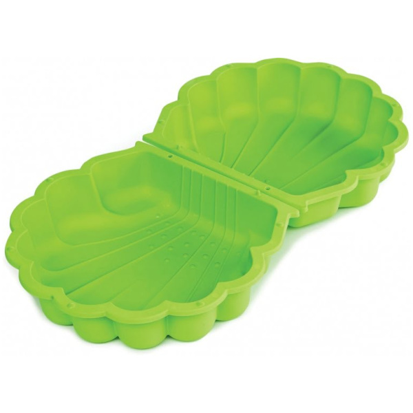 paradiso toys zandbak schelp groen 87 x 78 cm 2 delig 328285 1572255496