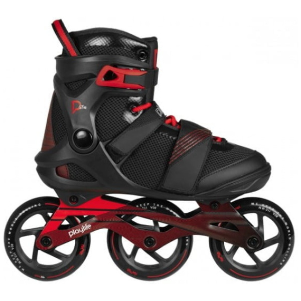 playlife inline skates gt black 110 zwart rood heren 364682 1582280534 4