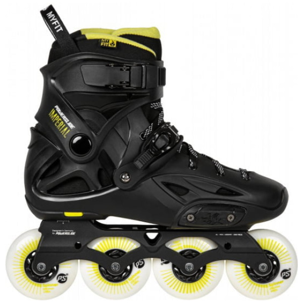 powerslide inline skates imperial one zwart geel 840110 1618670289