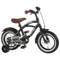 yipeeh black cruiser 14 inch jongens terugtraprem mat zwart 119418