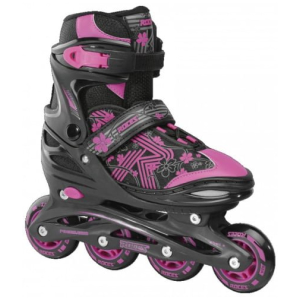 roces inline skates roces girls jokey 3.0 meisjes zwart roze 376752 1585836992