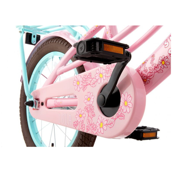 supersuper lola 16 inch 254 cm meisjes v brakes roze turquoise 3 503844 1606209114