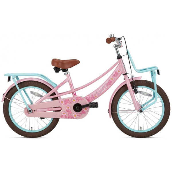 supersuper lola 18 inch 28 cm meisjes v brakes roze turquoise 2 503968 1606214714