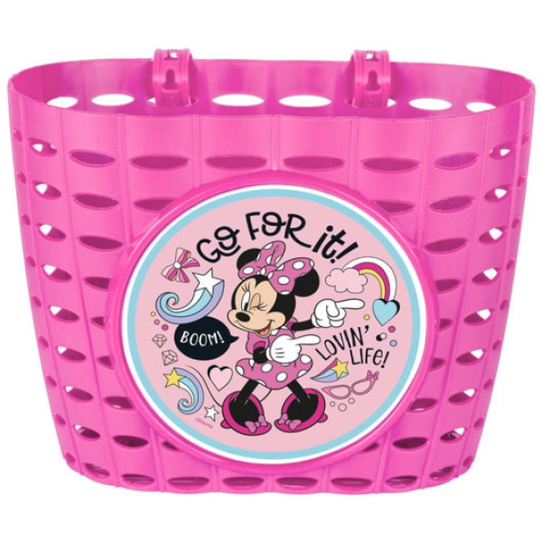 minnie mouse fietsmand meisjes 20 cm roze 1023688 1697106469