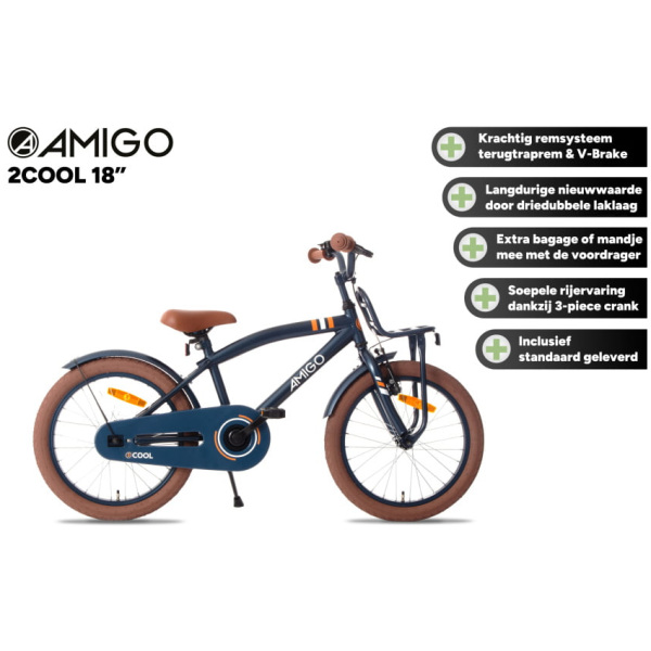 amigo 2cool 18 inch 285 cm jongens terugtraprem blauw 2 1023544 20240410153949