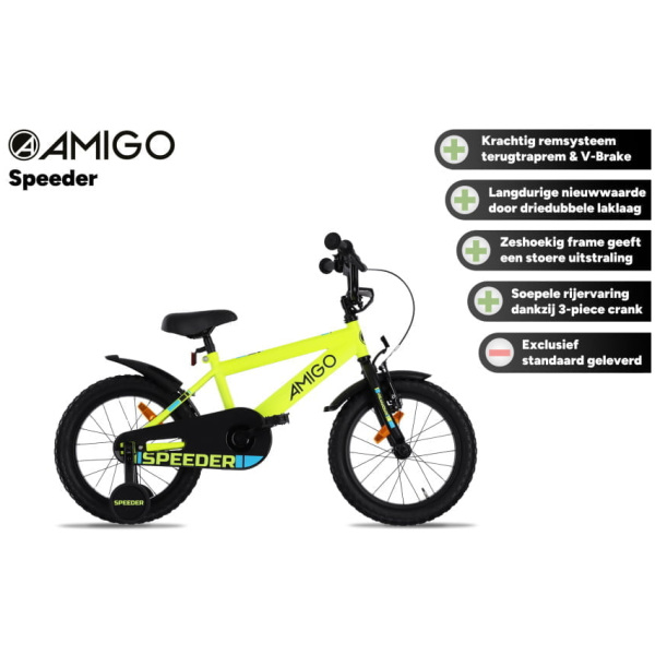 amigo speeder 14 inch 24 cm jongens terugtraprem geel zwart 2 1021805 20240410155518