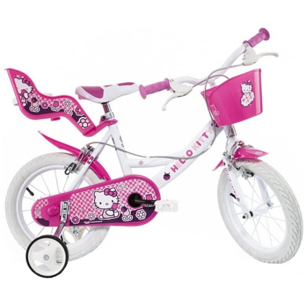 dino 164r hk hello kitty 16 inch 27 cm meisjes knijprem wit roze 129861 20220215165715