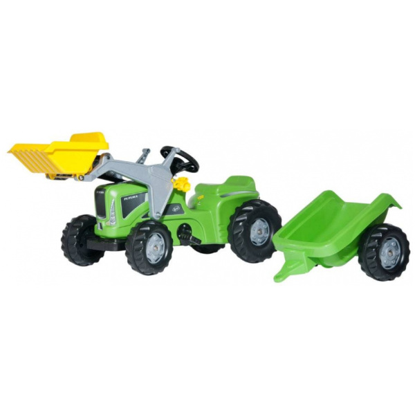 rolly toys traptractor rollykiddy futura groen zwart 177471