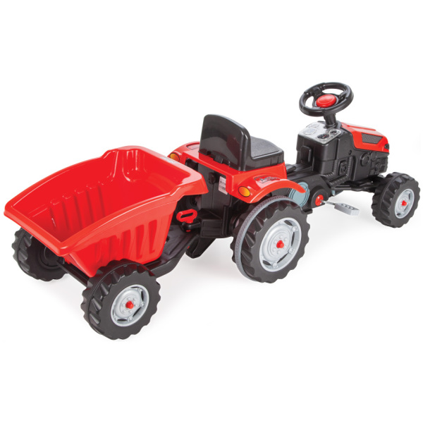 amigo pilsan active traptractor met aanhanger rood donkergrijs 3 1021970 1689244502