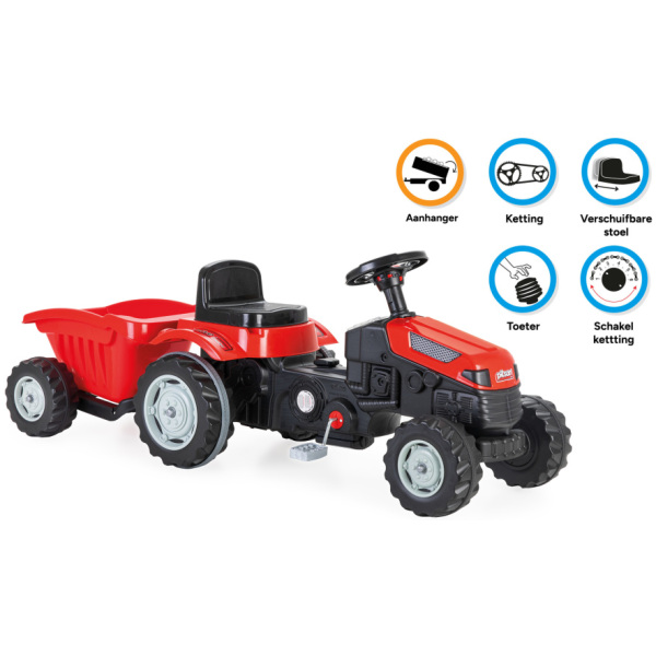 amigo pilsan active traptractor met aanhanger rood zwart 2 1021970 20230814110002