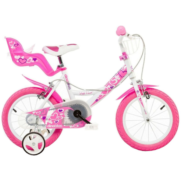 dino 164rn 05lh little heart 16 inch 31 cm meisjes knijprem wit roze 99893 20220310135356